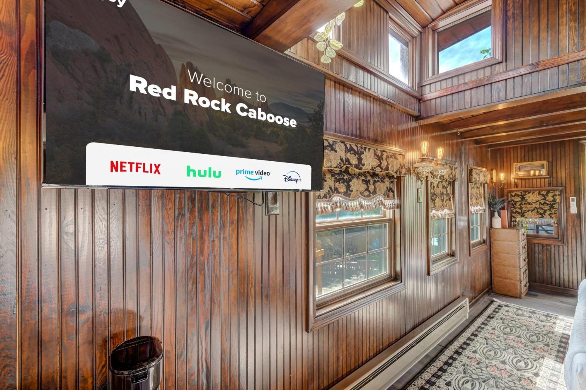 1920S Red Rock Caboose Bike Hike Explore Колорадо-Спрингс Экстерьер фото